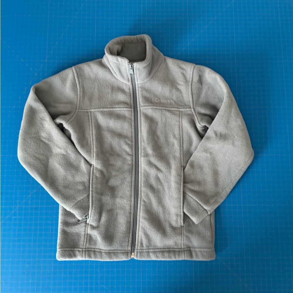 Columbia Light Gray Fleece Jacket